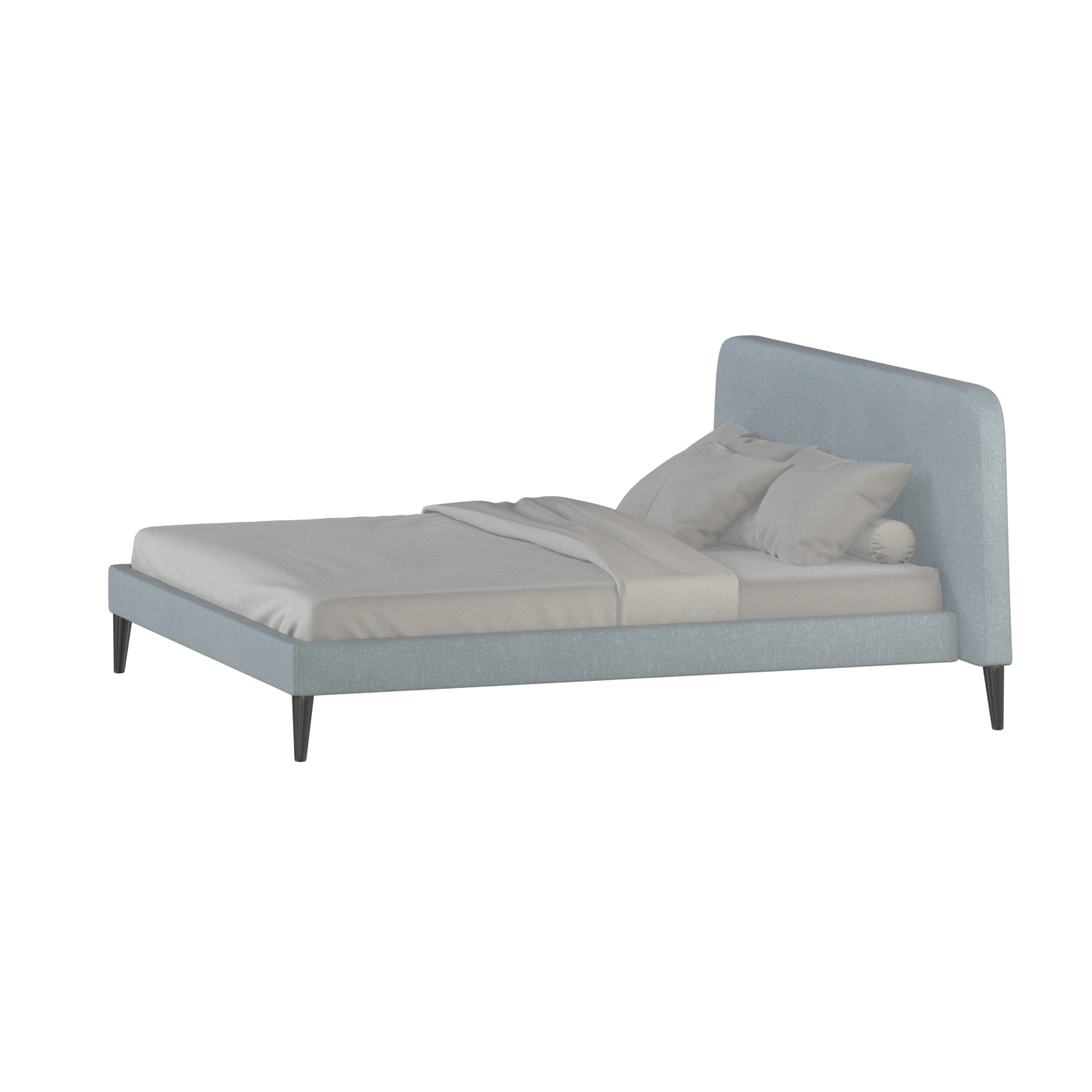 Selma Double Bed with Deep Vertical Tufting