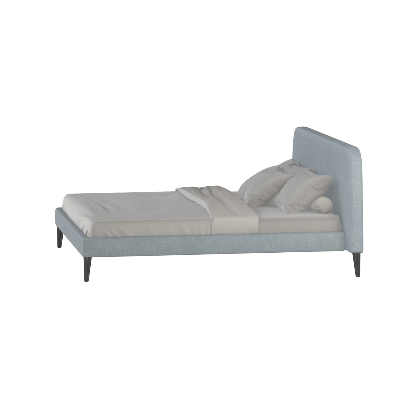 Selma Double Bed with Deep Vertical Tufting