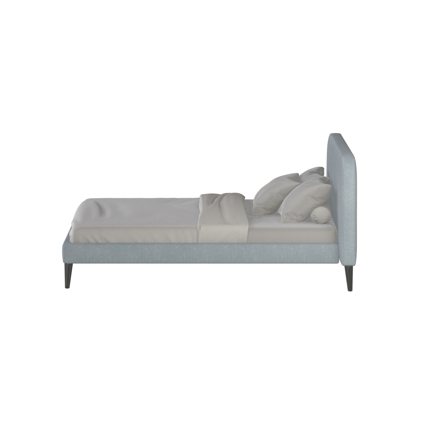Selma Double Bed with Deep Vertical Tufting