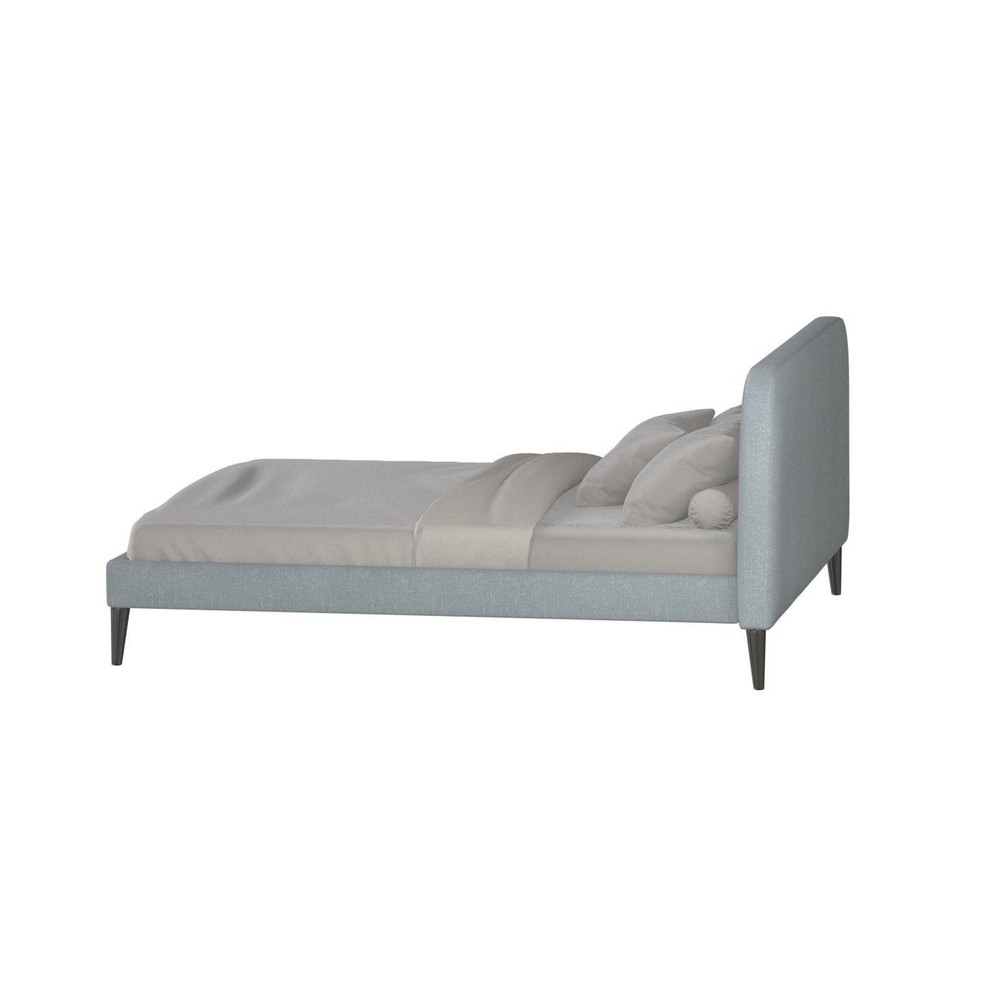 Selma Double Bed with Deep Vertical Tufting