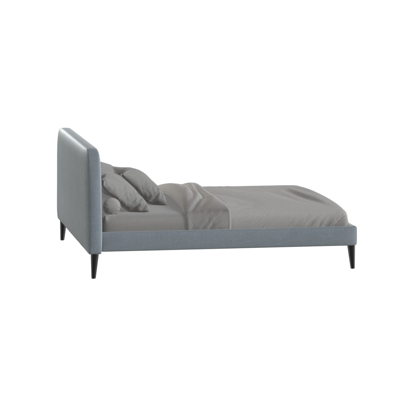 Selma Double Bed with Deep Vertical Tufting