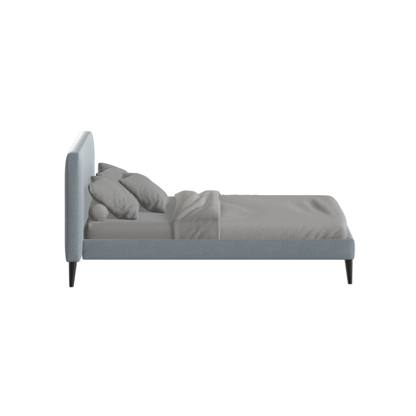 Selma Double Bed with Deep Vertical Tufting
