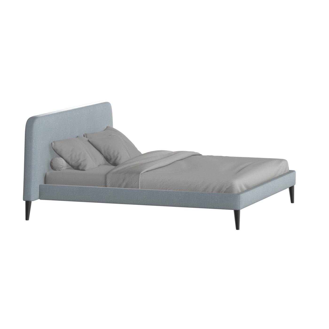 Selma Double Bed with Deep Vertical Tufting