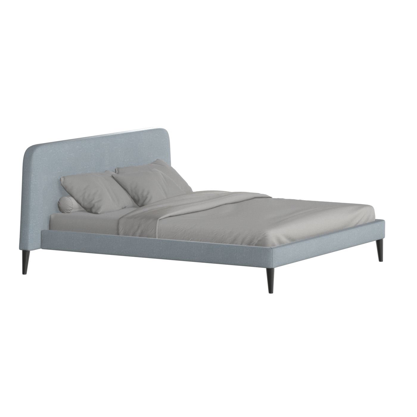 Selma Double Bed with Deep Vertical Tufting
