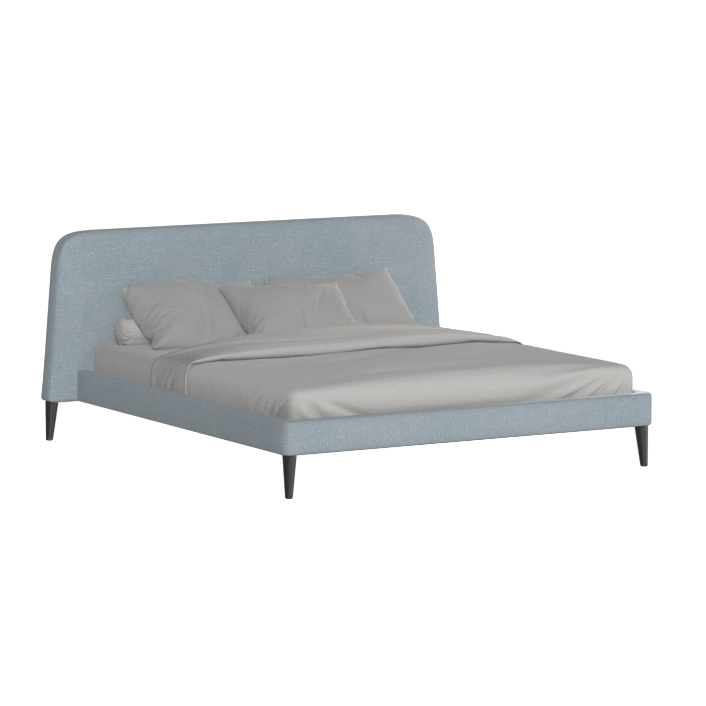 Selma Double Bed with Deep Vertical Tufting