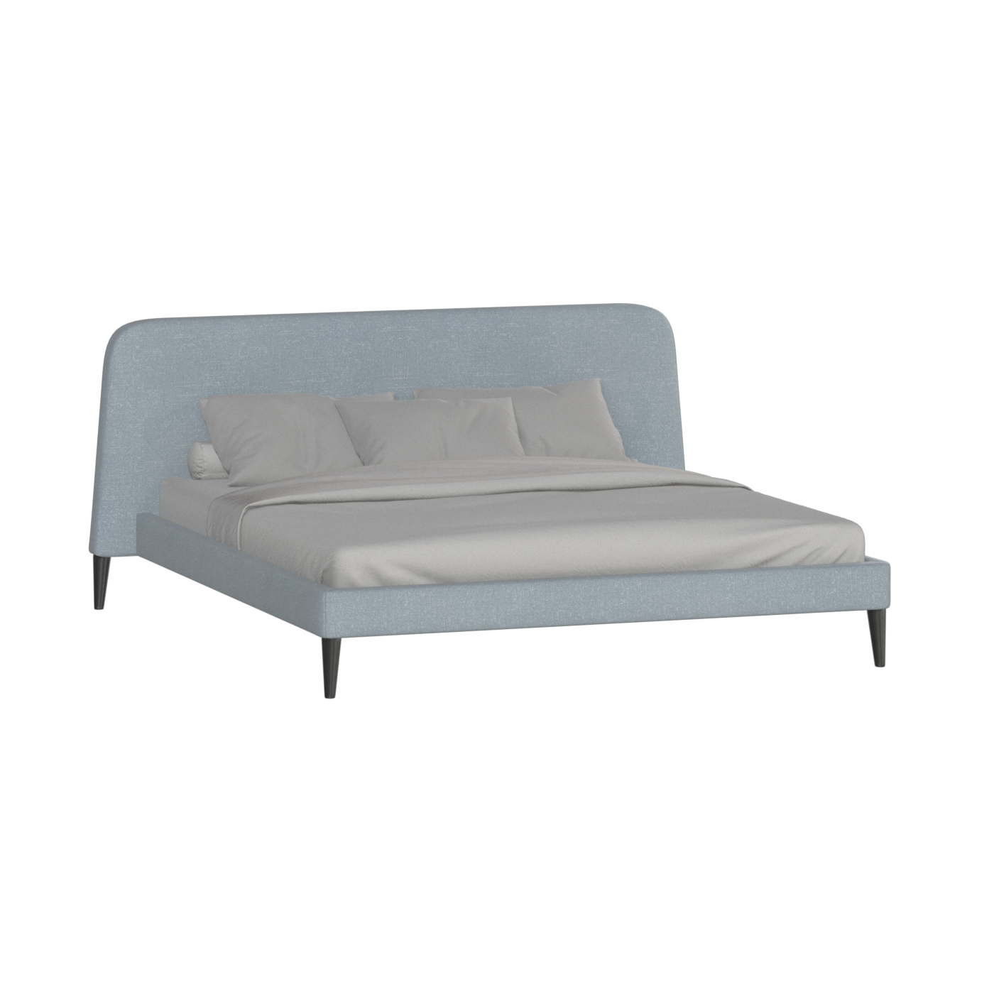 Selma Double Bed with Deep Vertical Tufting