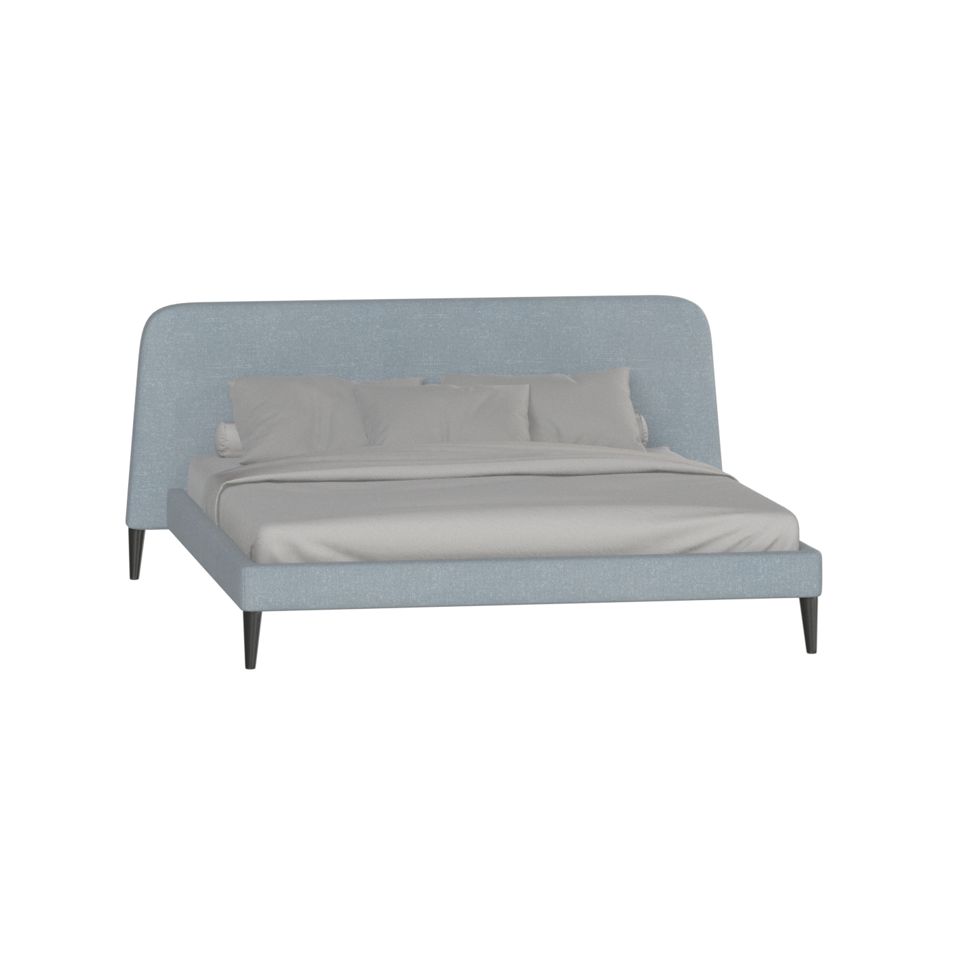 Selma Double Bed with Deep Vertical Tufting