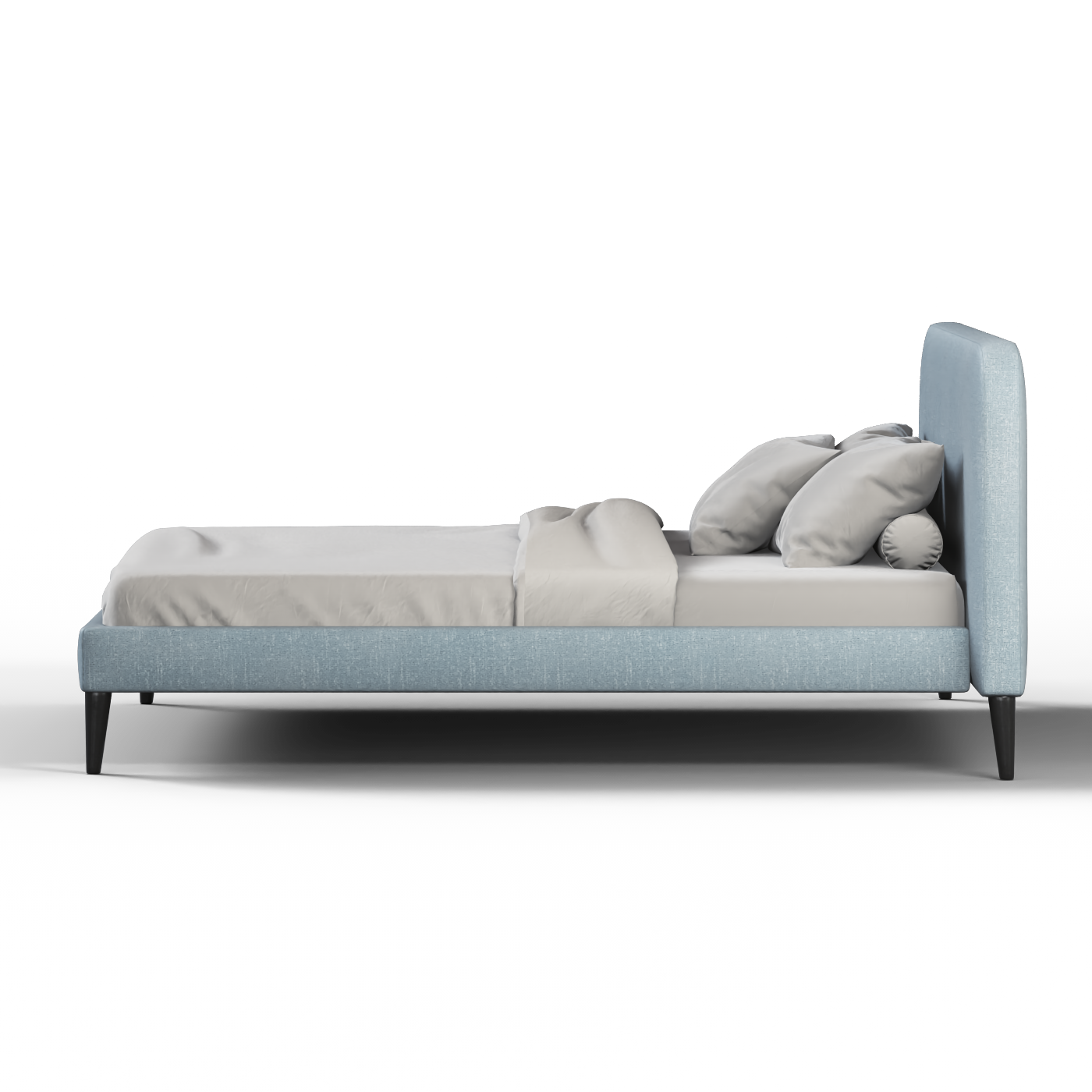 Selma Double Bed with Deep Vertical Tufting