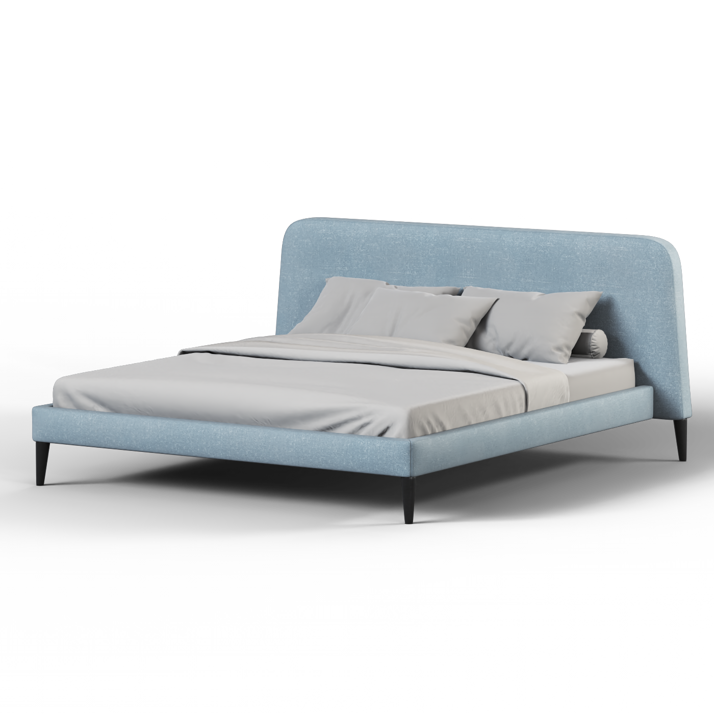Selma Double Bed with Deep Vertical Tufting