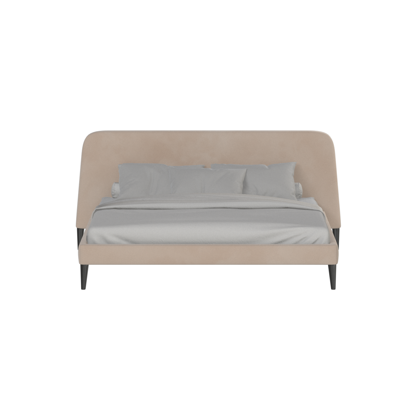 Selma Double Bed with Deep Vertical Tufting