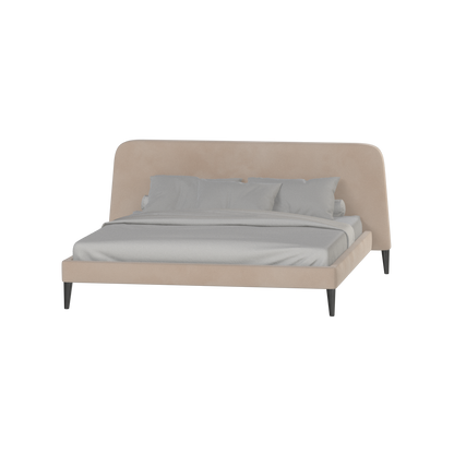 Selma Double Bed with Deep Vertical Tufting