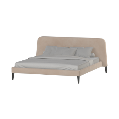 Selma Double Bed with Deep Vertical Tufting