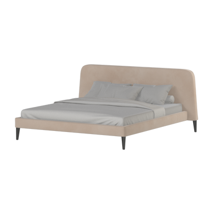 Selma Double Bed with Deep Vertical Tufting