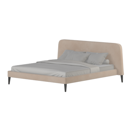 Selma Double Bed with Deep Vertical Tufting