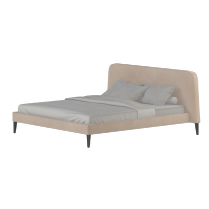 Selma Double Bed with Deep Vertical Tufting