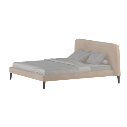 Selma Double Bed with Deep Vertical Tufting