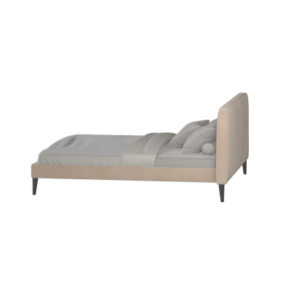 Selma Double Bed with Deep Vertical Tufting