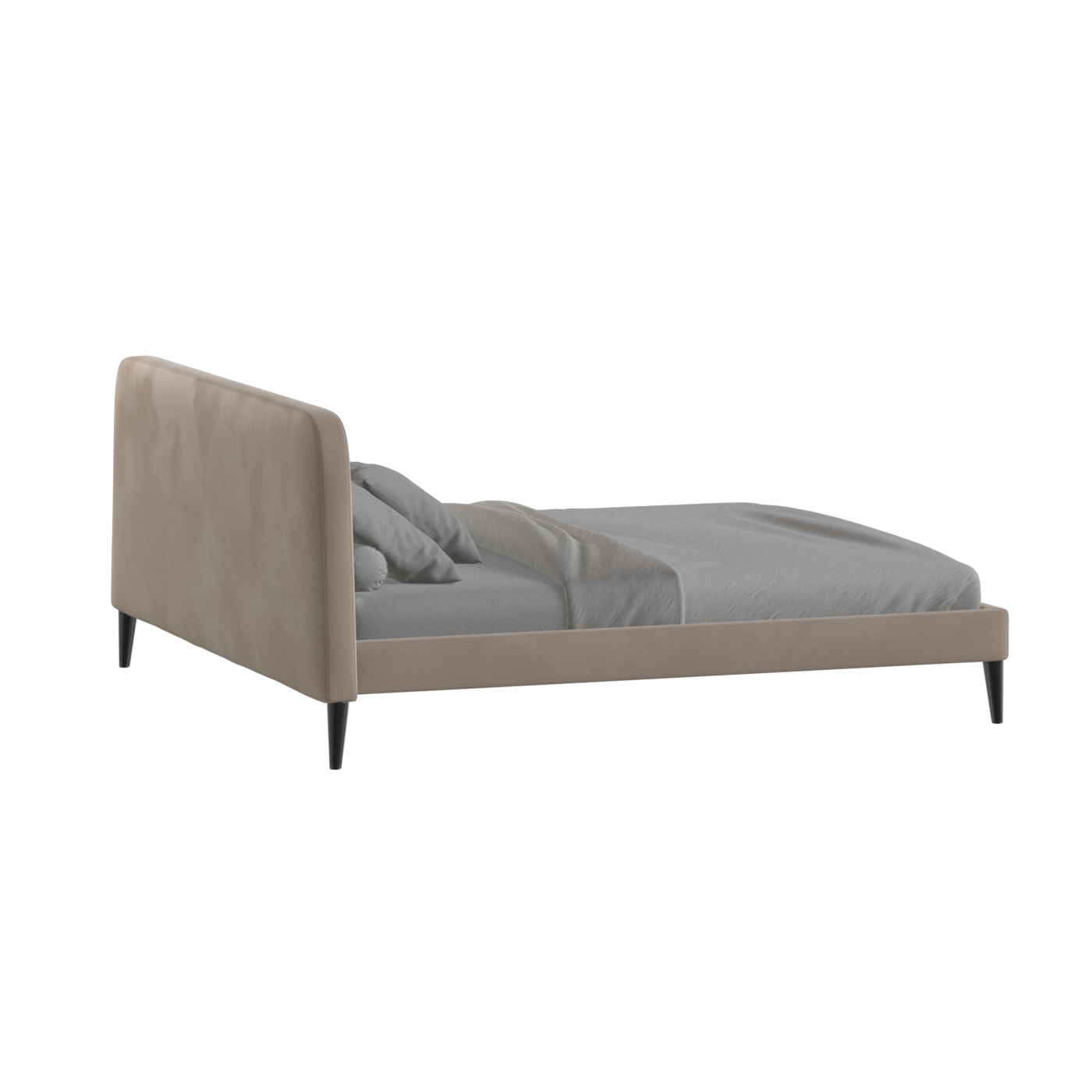 Selma Double Bed with Deep Vertical Tufting