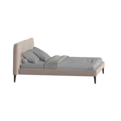 Selma Double Bed with Deep Vertical Tufting