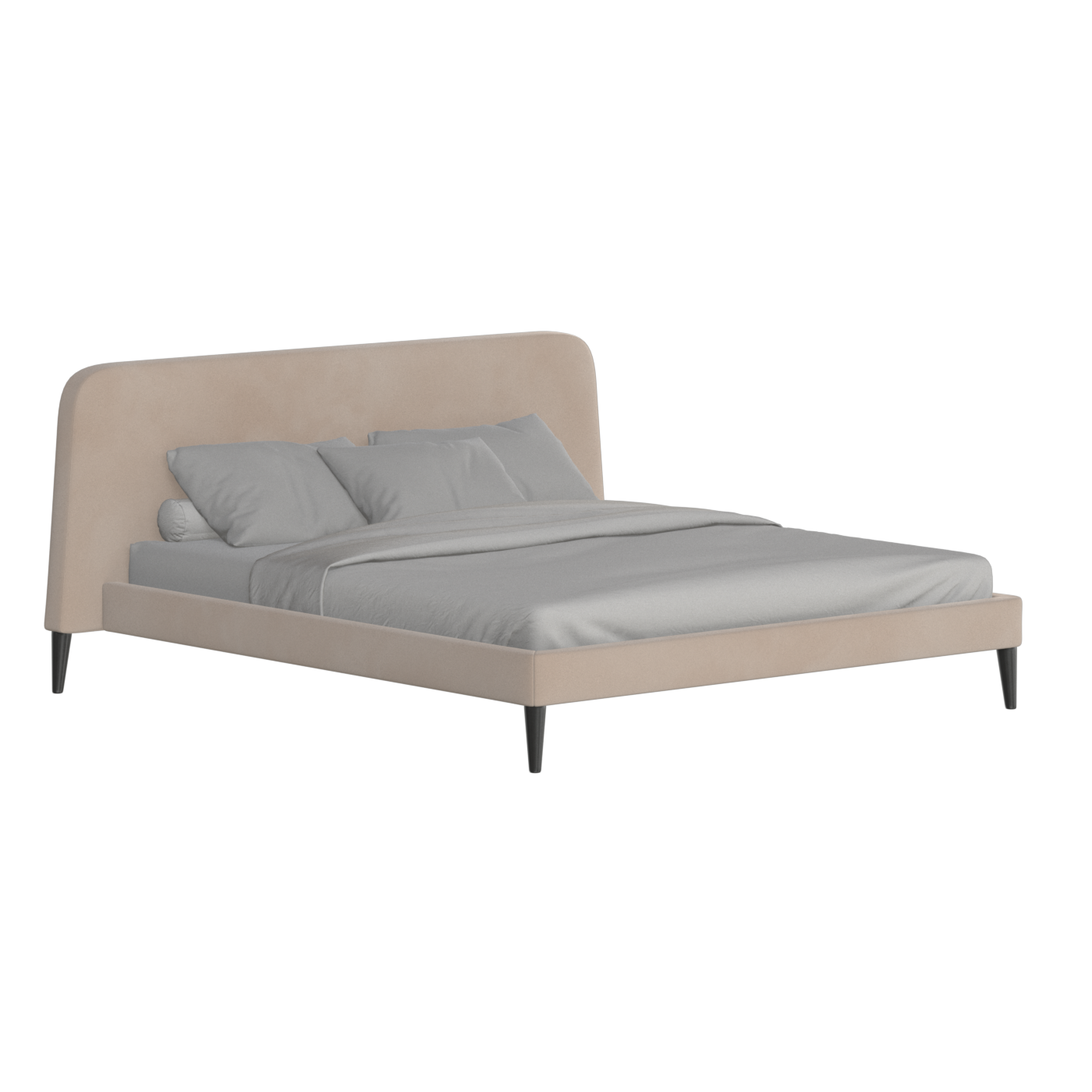 Selma Double Bed with Deep Vertical Tufting
