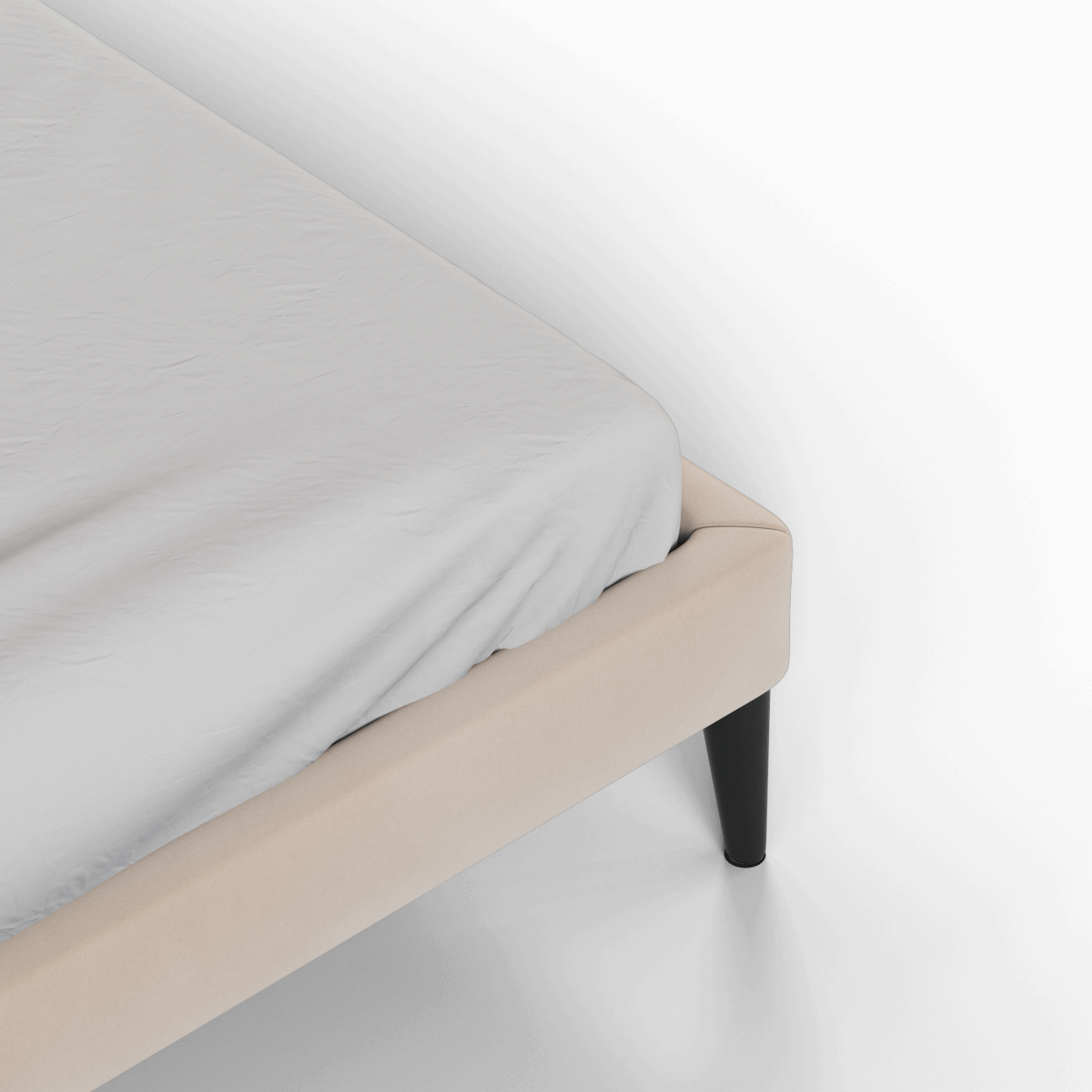 Selma Double Bed with Deep Vertical Tufting