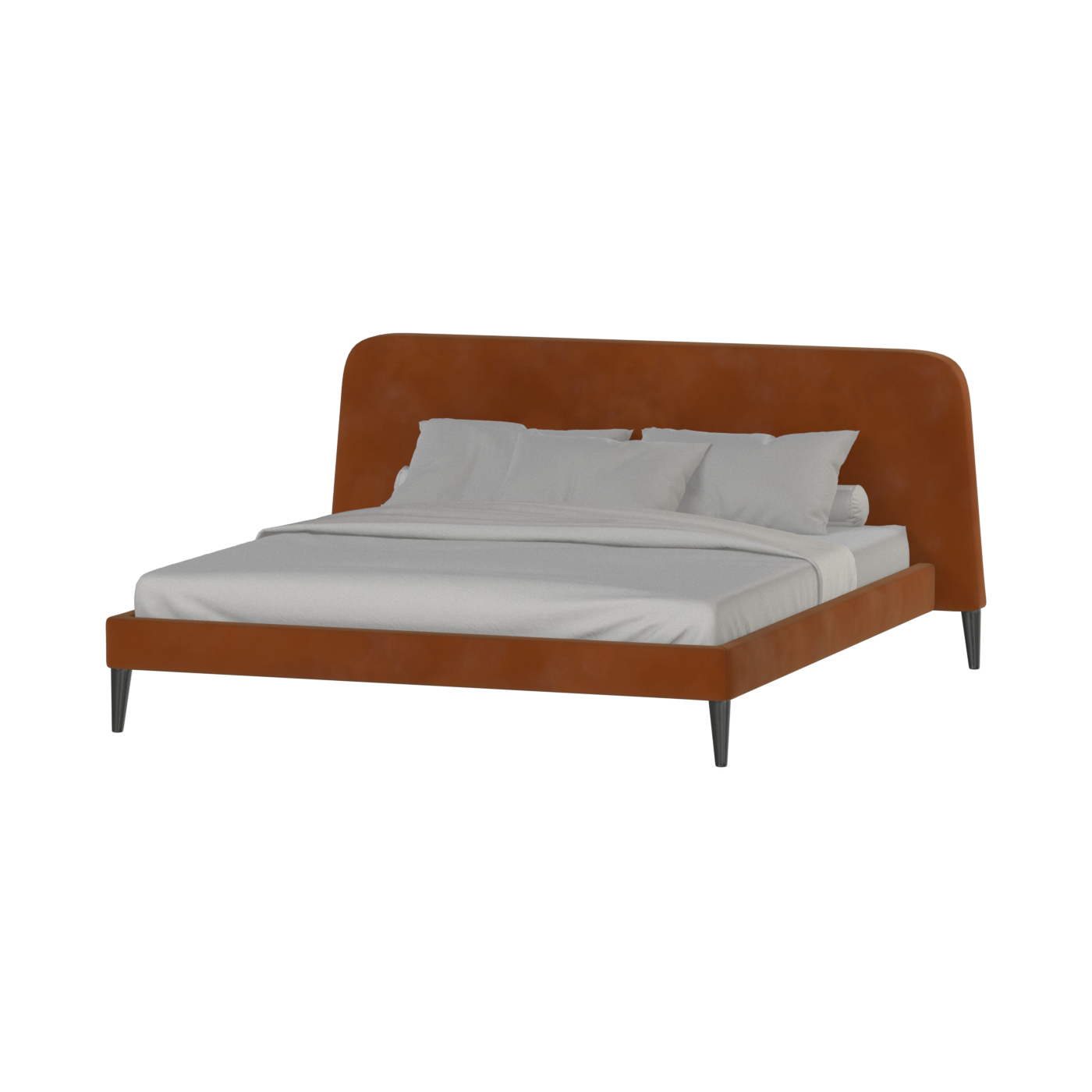 Selma Double Bed with Deep Vertical Tufting
