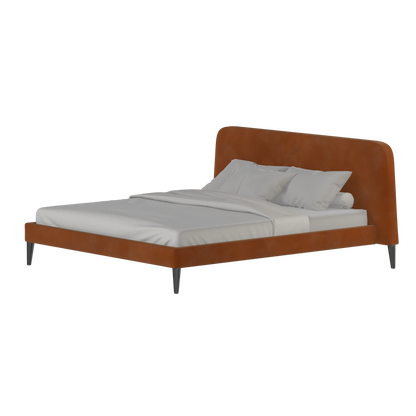 Selma Double Bed with Deep Vertical Tufting