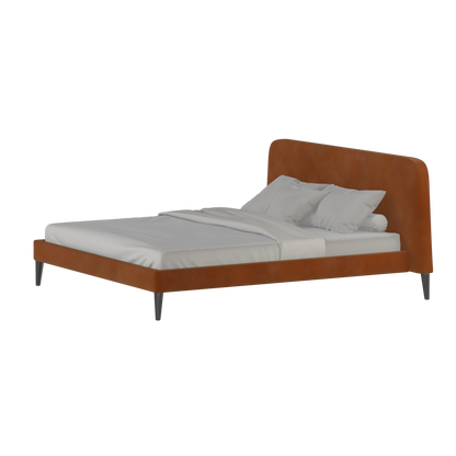 Selma Double Bed with Deep Vertical Tufting
