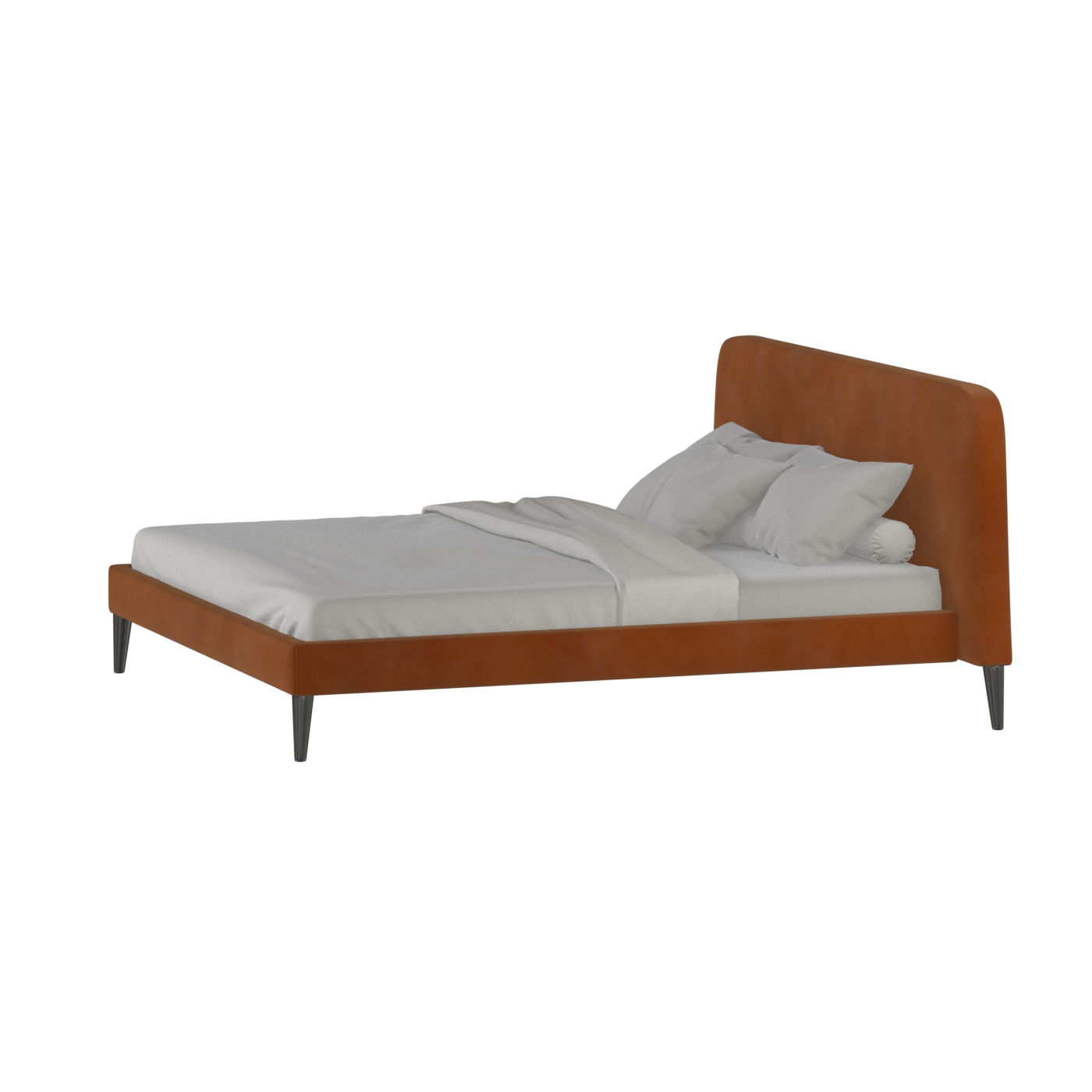 Selma Double Bed with Deep Vertical Tufting