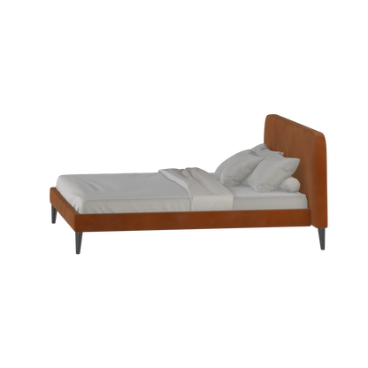 Selma Double Bed with Deep Vertical Tufting