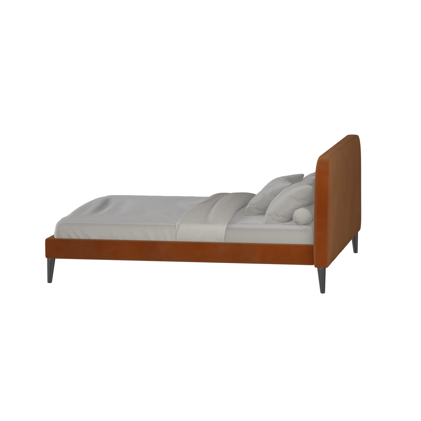 Selma Double Bed with Deep Vertical Tufting