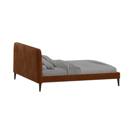 Selma Double Bed with Deep Vertical Tufting