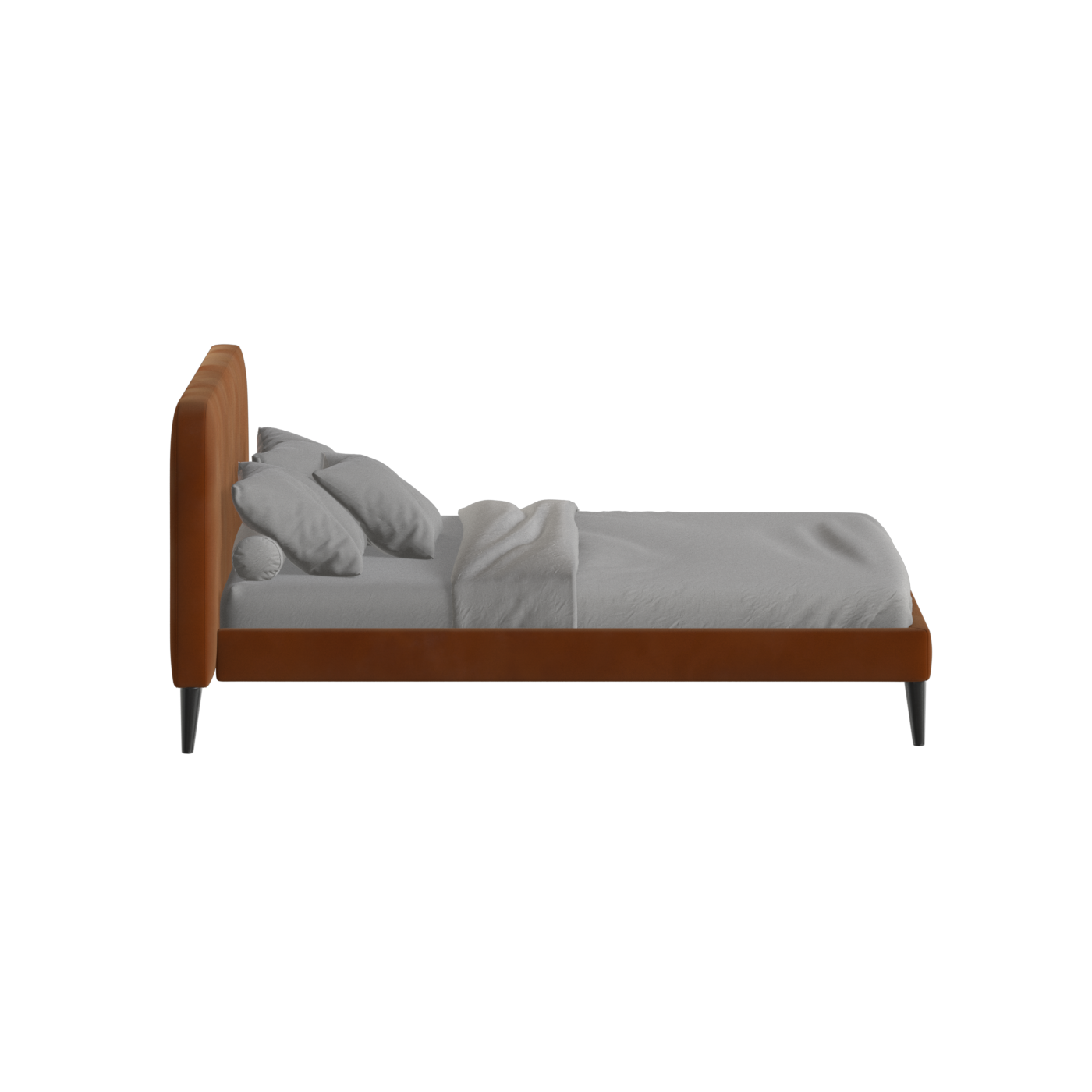 Selma Double Bed with Deep Vertical Tufting