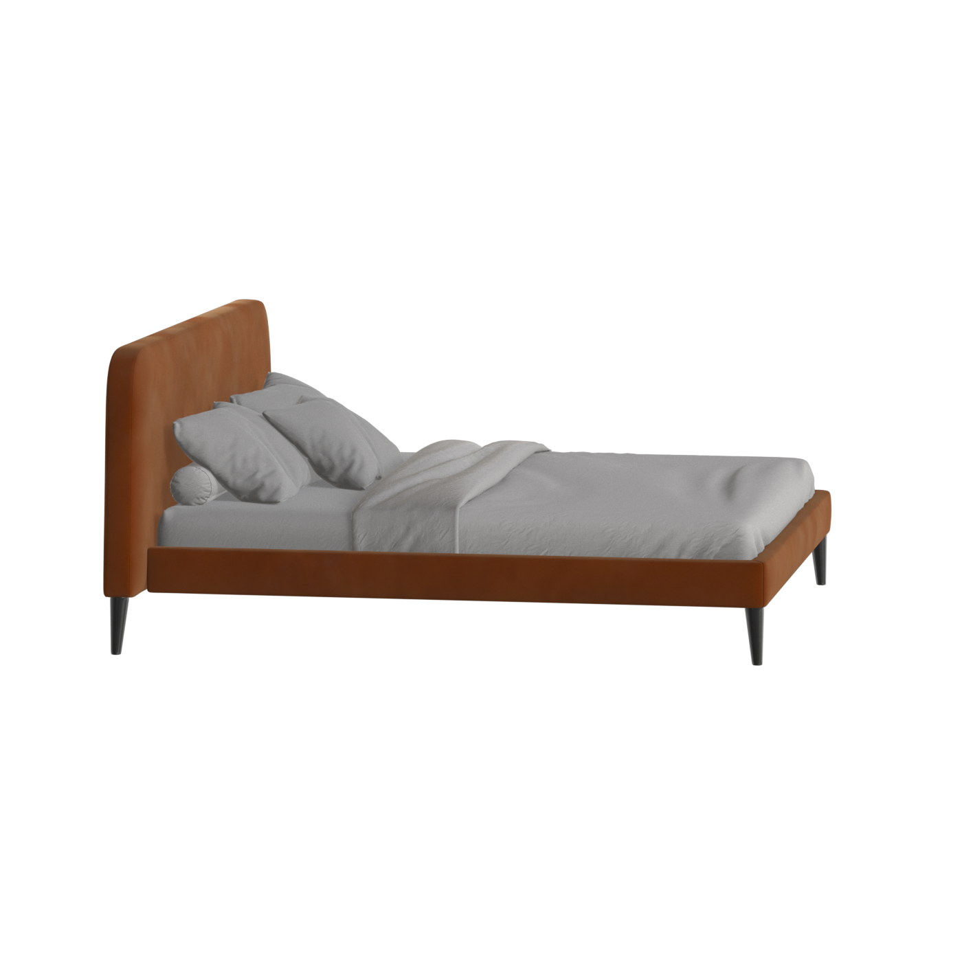 Selma Double Bed with Deep Vertical Tufting