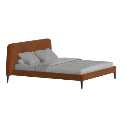 Selma Double Bed with Deep Vertical Tufting