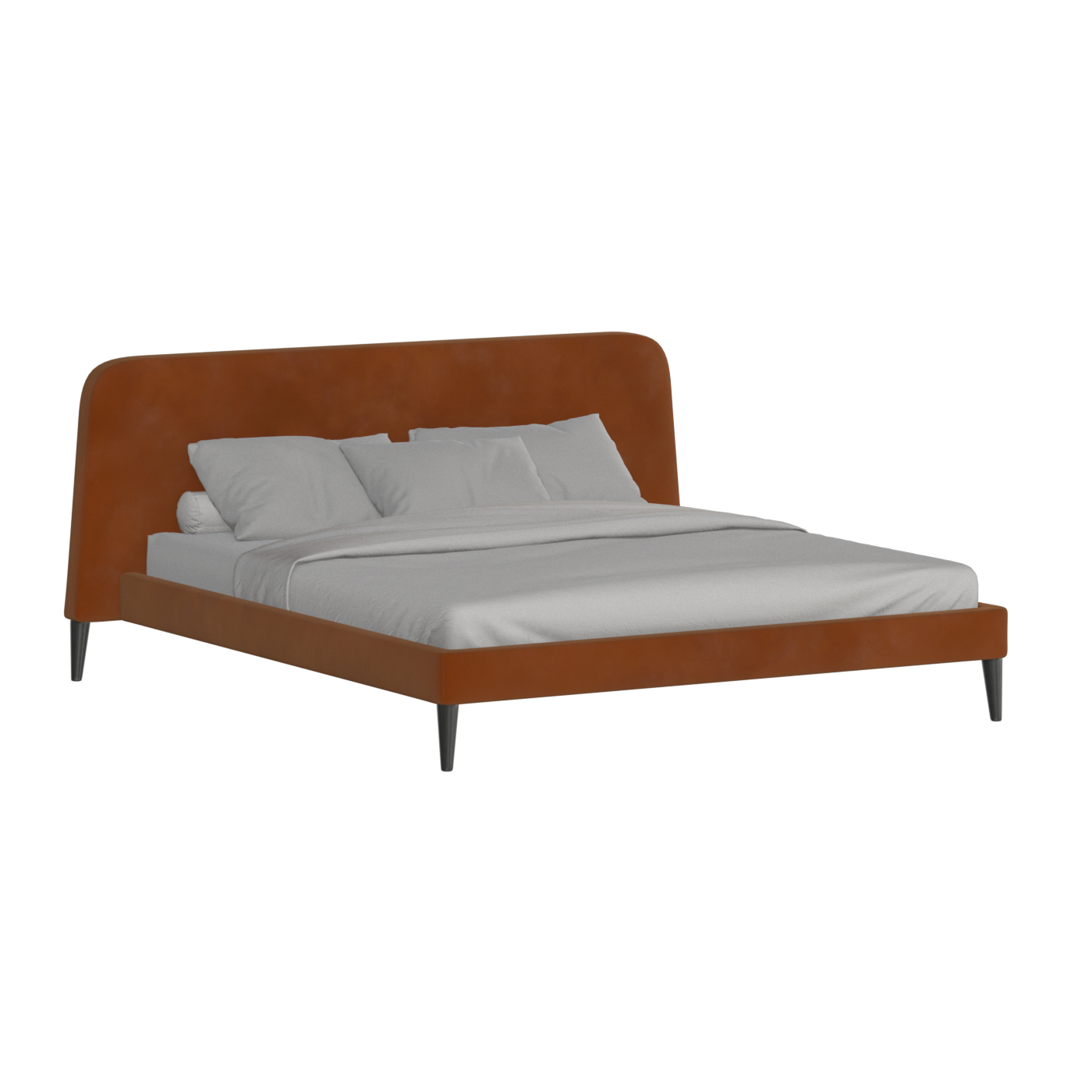 Selma Double Bed with Deep Vertical Tufting