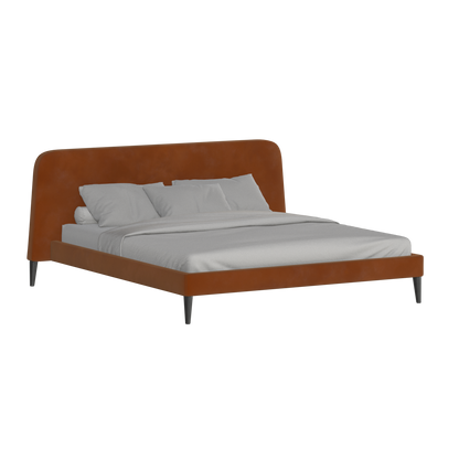 Selma Double Bed with Deep Vertical Tufting