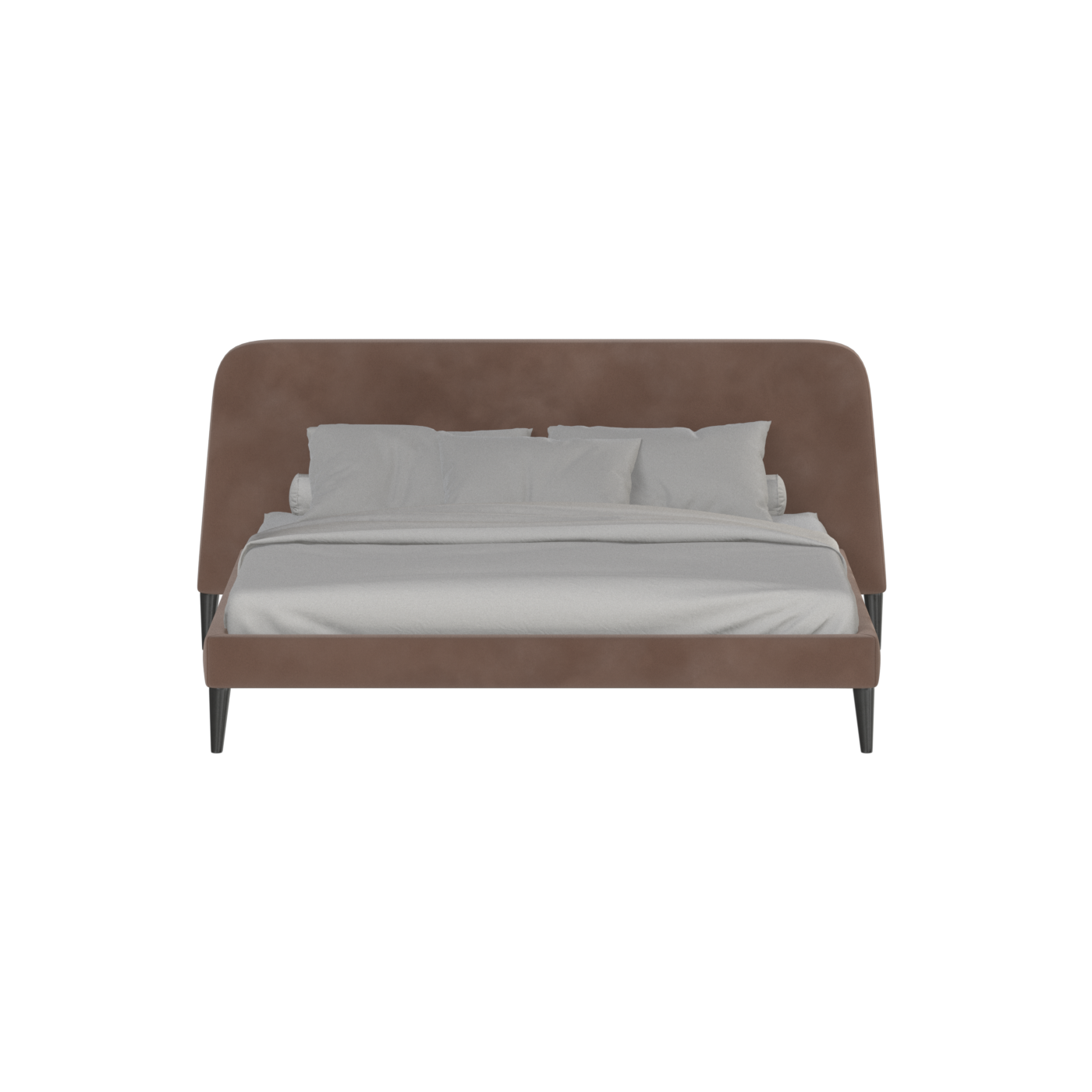 Lit double Selma avec capitonnage vertical profond