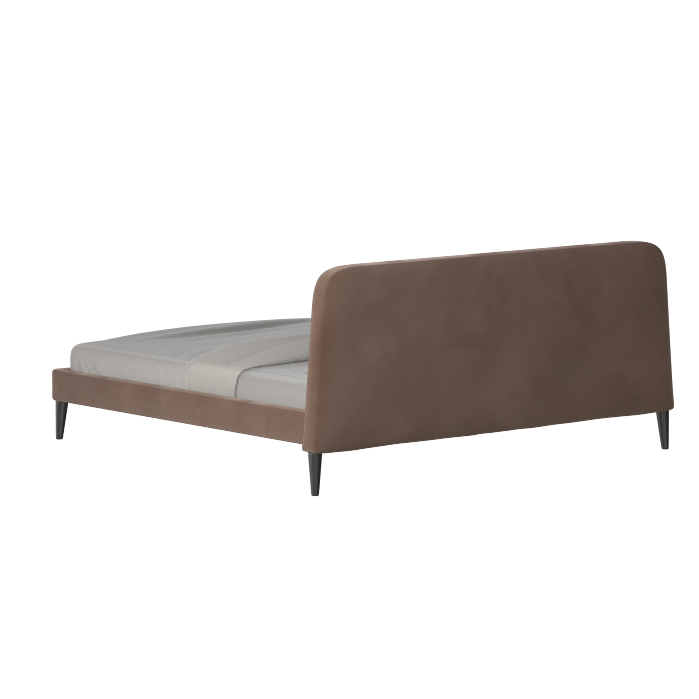 Lit double Selma avec capitonnage vertical profond
