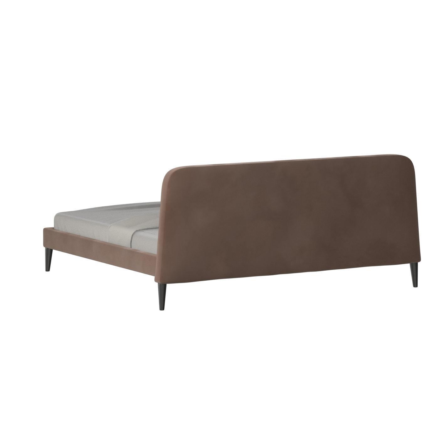 Lit double Selma avec capitonnage vertical profond