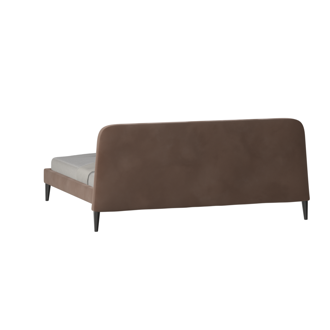 Lit double Selma avec capitonnage vertical profond