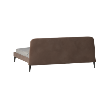 Lit double Selma avec capitonnage vertical profond