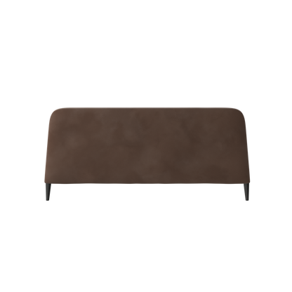 Lit double Selma avec capitonnage vertical profond