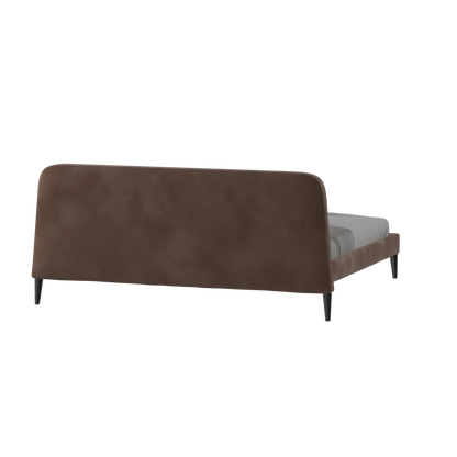 Lit double Selma avec capitonnage vertical profond