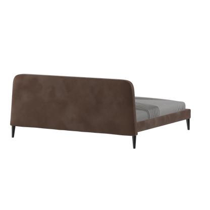 Lit double Selma avec capitonnage vertical profond