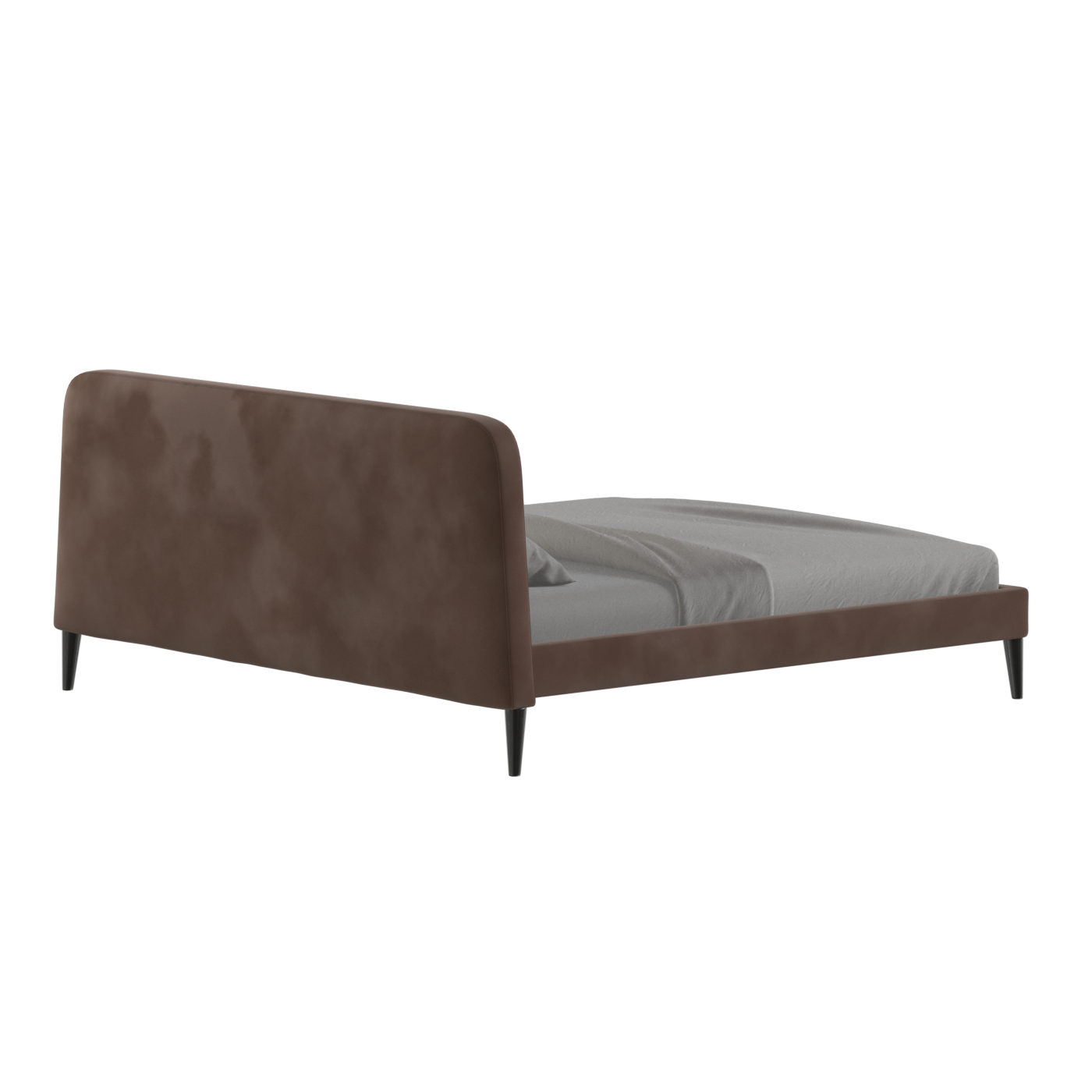 Lit double Selma avec capitonnage vertical profond