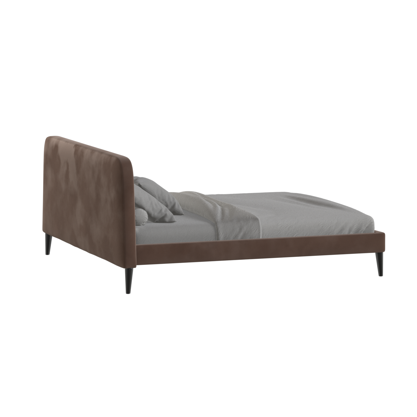 Lit double Selma avec capitonnage vertical profond