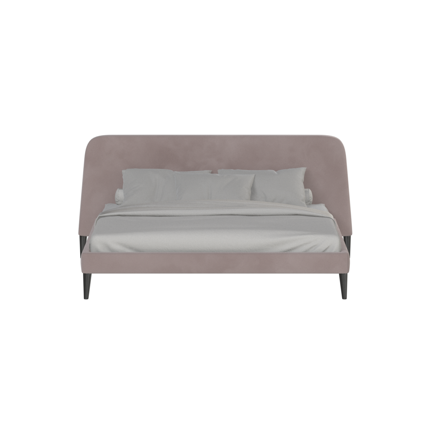 Lit double Selma avec capitonnage vertical profond