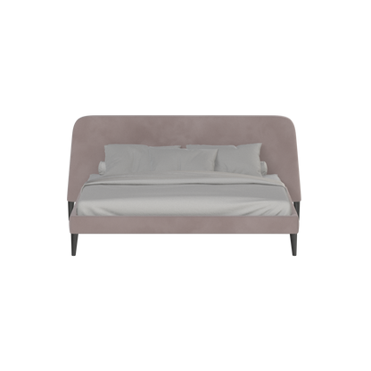 Lit double Selma avec capitonnage vertical profond