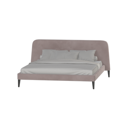 Lit double Selma avec capitonnage vertical profond
